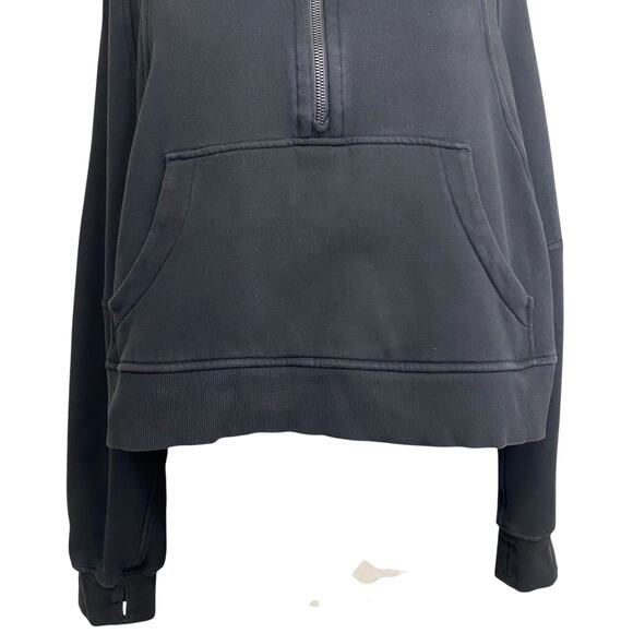 Lululemon Oversized Scuba Funnel Neck Half Zip Cropped Hoodie - Picture 10 of 16